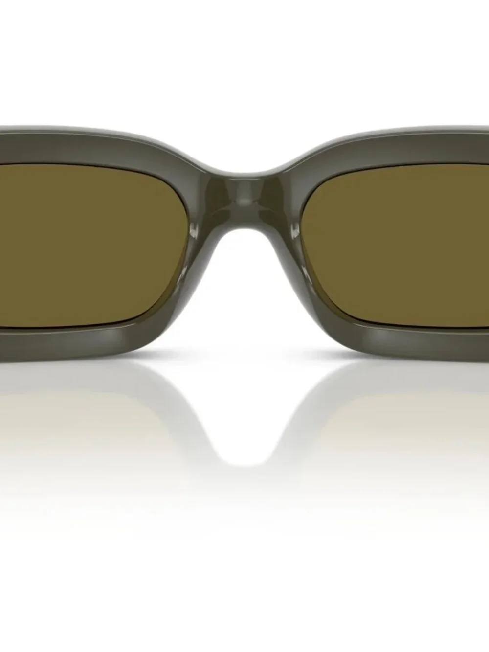 NEW VERSACE VE4474 549173 DARK OLIVE DARK BROWN UNISEX SUNGLASSES